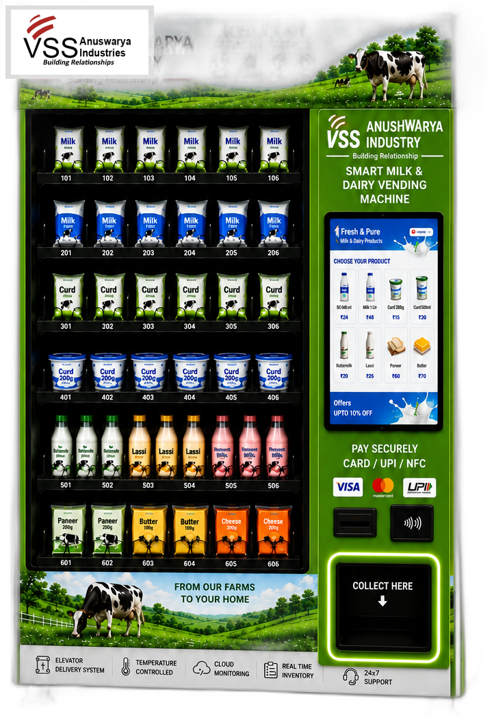 Smart Milk Pouch Vending Machine